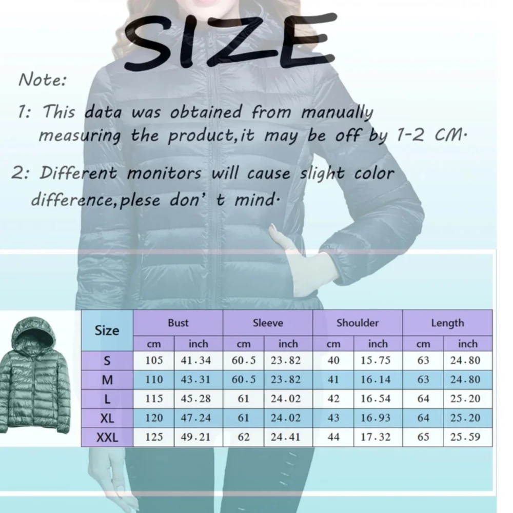 Cascade Blue Women's Black Puffer Jacket- Medium